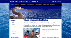 Desktop Screenshot of beachesfishingcharters.com