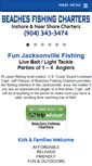 Mobile Screenshot of beachesfishingcharters.com
